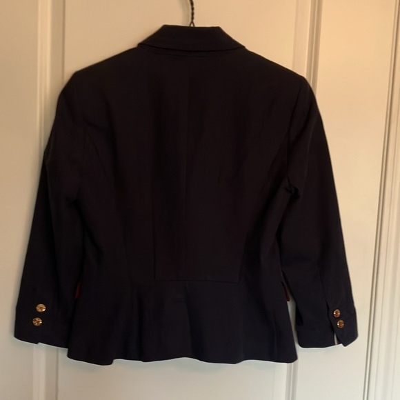 TRF Zara Collection navy double breasted jacket with gold buttons - Picture 5 of 16